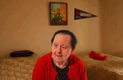 Irene Pinole, 76, lives at a group home in south Sacramento